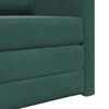 vidaXL Canapé-Lit Vert foncé 74 x 77 x 81 cm Velours