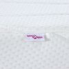 vidaXL Matelas Blanc 120 x 200 cm Tissu jacquard