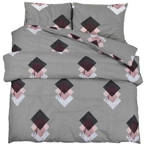 vidaXL Ensemble de housse de couette multicolore 135x200 cm coton