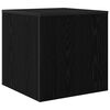 vidaXL Table basse 3 pcs Ch&ecirc;ne noir Bois d'ing&eacute;nierie