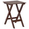 vidaXL Chaises &agrave; bascule lot de 2 table pliable marron massif peuplier