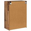 vidaXL Meuble TV mural Bois Ancien 59,5 x 31 x 80 cm Bois d'ing&eacute;nierie