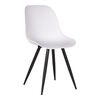 LABEL51 Chaises &agrave; manger lot de 2 Monza 46x54x88 cm Blanc