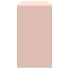 vidaXL Armoire de rangement Rose 90 x 40 x 70 cm Acier