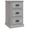 vidaXL Table de chevet sonoma gris 39x39x67 cm bois d'ing&eacute;nierie