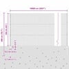 vidaXL Cl&ocirc;ture avec poteau Vert 1,6 x 100 m Acier et PVC