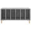 vidaXL Armoire &agrave; disques gris b&eacute;ton 100x38x48 cm bois d'ing&eacute;nierie