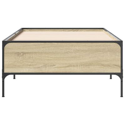 vidaXL Cadre de lit sans matelas chêne sonoma 90x200 cm