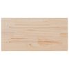 vidaXL Dessus de table 2 pcs 60x30x1,7cm rectangulaire bois pin massif