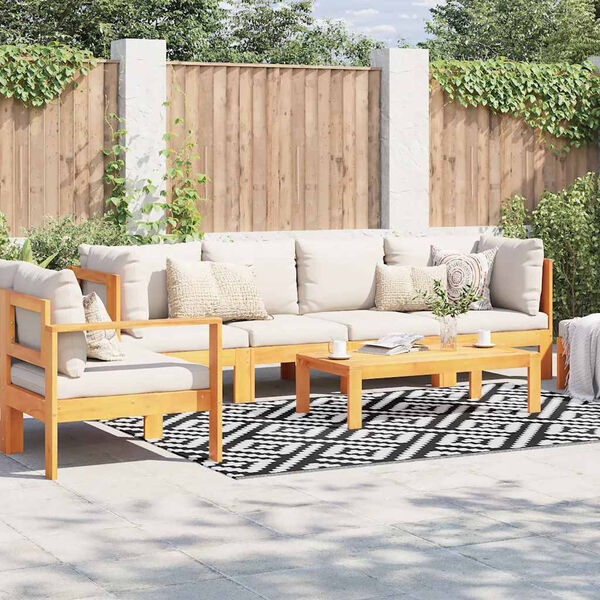 vidaXL Tapis d'ext&eacute;rieur ARAKIL Blanc et noir 160x230 cm PP