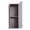 Trendteam Armoire murale de rangement Line argent&eacute; fum&eacute;