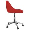 vidaXL Chaises &agrave; manger pivotantes lot de 2 bordeaux similicuir