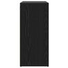 vidaXL Cabinet &agrave; chaussures avec &eacute;tag&egrave;re Ch&ecirc;ne noir 103 x 30 x 67 cm