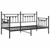 vidaXL Cadre de lit de jour Noir 107 x 203 cm Acier
