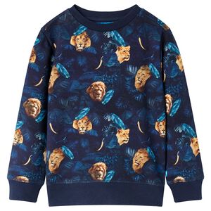 Sweatshirt pour enfants bleu marine 92