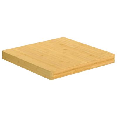 vidaXL Dessus de table 40x40x4 cm bambou