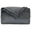 vidaXL Jet&eacute; Gris fonc&eacute; 240 x 270 cm Toison
