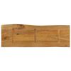 vidaXL Dessus de table 110x40x2,5 cm bord vivant bois massif manguier