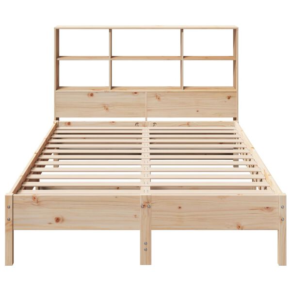 vidaXL Lit biblioth&egrave;que sans matelas 120x190 cm bois de pin massif