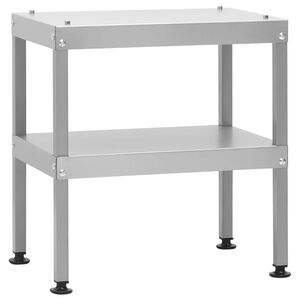vidaXL Table pour fumoir &agrave; four 40x28x44,5 cm acier galvanis&eacute;