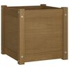 vidaXL Jardini&egrave;re d'ext&eacute;rieur Marron miel 40x40x40 cm Bois de pin