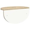 vidaXL &Eacute;tag&egrave;re Murale Montage mural 2 pcs Ch&ecirc;ne Sonoma 38 x 19 x 19 cm