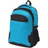 vidaXL Sac à dos d'école 40 L noir et bleu