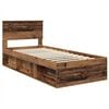 vidaXL Cadre de lit Bois ancien 100 x 200 cm Bois d'ing&eacute;nierie