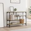 vidaXL Table console ch&ecirc;ne sonoma 100x30x75 cm bois d'ing&eacute;nierie