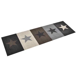 vidaXL Tapis de sol de cuisine lavable &Eacute;toile 45x150 cm