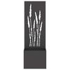 vidaXL &Eacute;cran de confidentialit&eacute; de jardin Fretwork Noir 50 x 140 cm