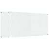 vidaXL Cr&eacute;dence de cuisine 2 pc Transparent 120 x 60 cm verre tremp&eacute;