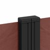 vidaXL Auvent lat&eacute;ral r&eacute;tractable marron 120x1000 cm