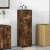 vidaXL Cabinet de salle de bain Ch&ecirc;ne fum&eacute; 30,5 x 30 x 101 cm