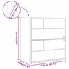 vidaXL &Eacute;cran de douche de bain Noir et Transparent 116 x 68 x 128 cm