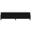 vidaXL Lit &agrave; ressorts avec matelas Noir 200 x 200 cm tissu