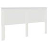 vidaXL T&ecirc;te de lit Blanc 180 cm Bois d'ing&eacute;nierie