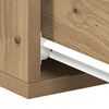 vidaXL Table de chevet flottante ch&ecirc;ne artisanal bois d'ing&eacute;nierie