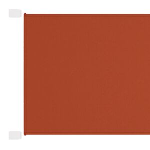 vidaXL Auvent vertical Terre cuite 140x420 cm Tissu oxford