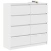 vidaXL Buffet blanc 100x35x99 cm bois d'ing&eacute;nierie