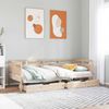 vidaXL Lit de jour avec tiroirs sans matelas 90x190 cm bois massif