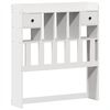 vidaXL Cadre de lit sans matelas blanc 75x190 cm bois de pin massif