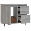 vidaXL Armoire de bain sonoma gris 65x33x60 cm bois d'ing&eacute;nierie