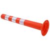 vidaXL Borne de contr&ocirc;le du trafic 5 pcs Plastique 75 cm