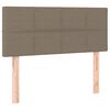 vidaXL T&ecirc;te de lit Taupe 100x5x78/88 cm Tissu