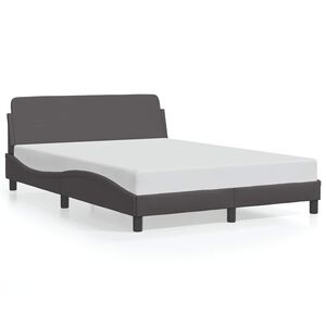 vidaXL Cadre de lit Dover gris 120x200 cm similicuir