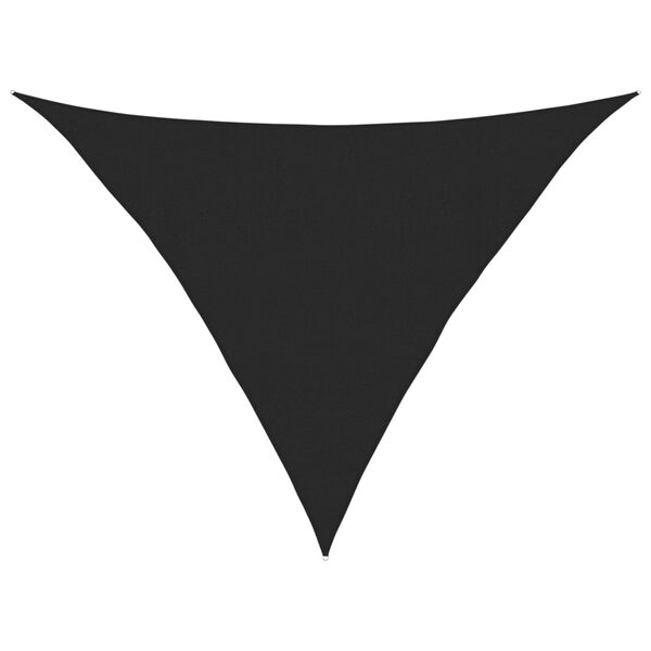 vidaXL Voile d'ombrage 160 g/m&sup2; Noir 4x4x5,8 m PEHD