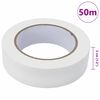 vidaXL Rubans de masquage pour peintre 50 pcs Blanc 30mm x 50m Papier