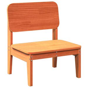 vidaXL Chaise de jardin cire marron 60x52,5x72 cm bois de pin massif