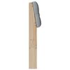 vidaXL T&ecirc;te de lit capitonn&eacute;e Gris clair 120 cm Pin massif
